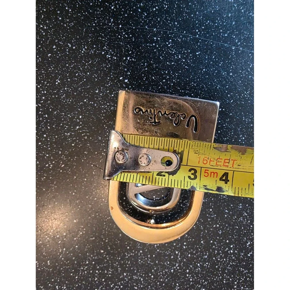 Vintage Valentino Gold & Silver Tone Belt Buckle Small